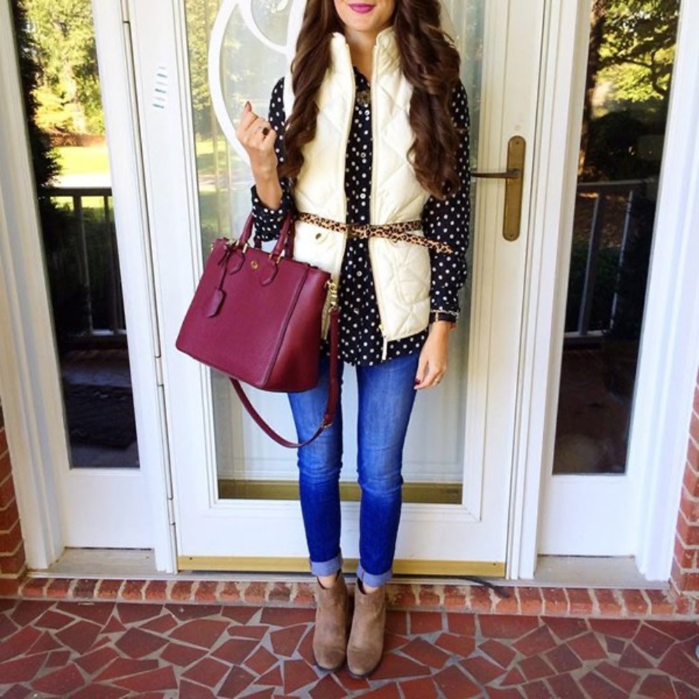 Banana Republic Polka Dot Button Down Shirt